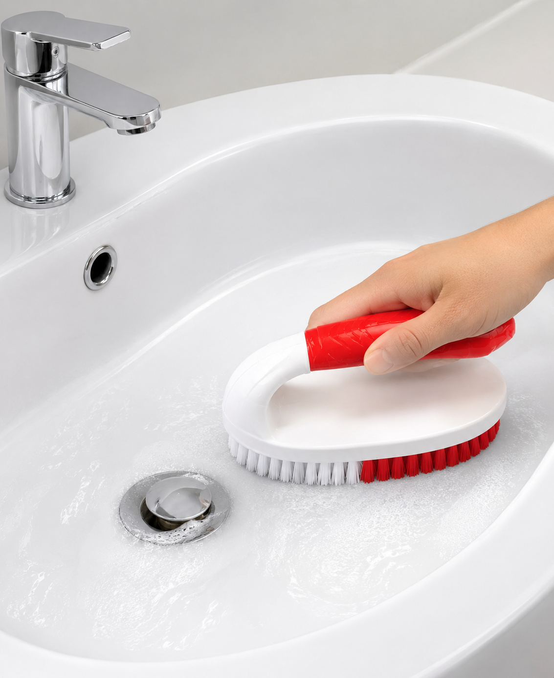 Crown Brushes Dual-Bristle Scrub Brush