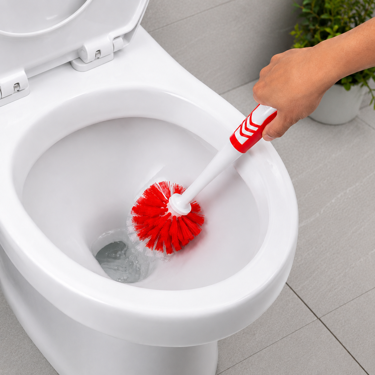 Crown Brushes Toilet Brush with Holder